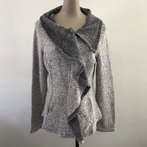 BNCI by Black Noir Ruffle Jacket